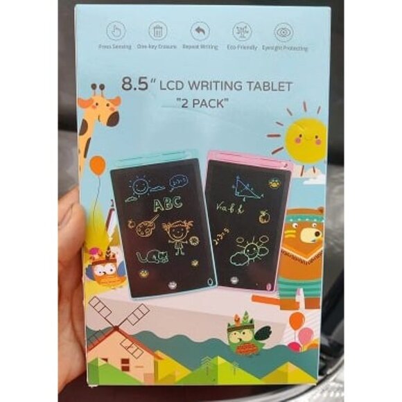 New 2 Pack LCD Writing Tablet, Electronic Drawing Writing Board, Erasable Drawin - Picture 2 of 2
